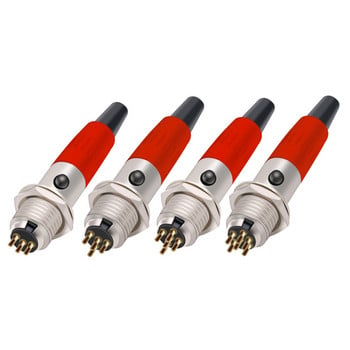 1σετ Mini XLR 3/4/5/6Pins Θηλυκό βύσμα+αρσενική υποδοχή Μικρή υποδοχή μικροφώνου ήχου XLR MIC για ευθεία συγκόλληση καλωδίων