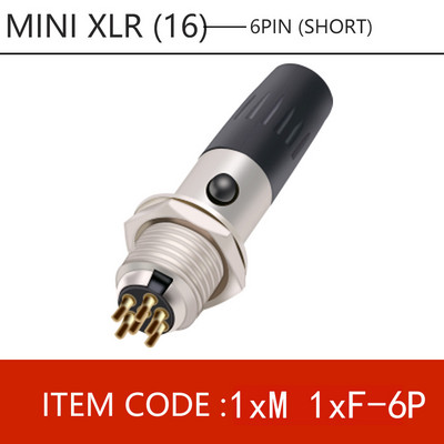1 set mini XLR 3/4/5/6 pinova ženski utikač + muška utičnica mali XLR audio mikrofonski konektor MIC za ravno lemljenje kabela