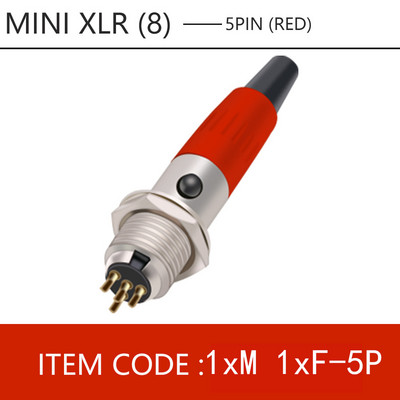 1 set mini XLR 3/4/5/6 pinova ženski utikač + muška utičnica mali XLR audio mikrofonski konektor MIC za ravno lemljenje kabela