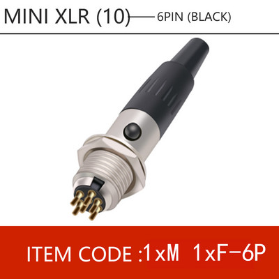 1 set mini XLR 3/4/5/6 pinova ženski utikač + muška utičnica mali XLR audio mikrofonski konektor MIC za ravno lemljenje kabela