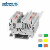 Žičani konektor PT2.5 Push-In Terminal 2.5mm Kabel Opružni utikač bez vijaka Električni NS35 DIN tračnica Terminalni blok 10kom PT 2.5