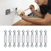 6 vrsta zidnog prekidača, kasete, donjeg kućišta, alati za popravak oštećenja, nosač podesive duljine, poluga, utičnica, vijak