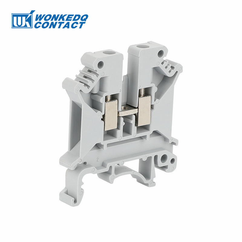 10Pcs UK 5N Vijčani prolazni UK 5 kabel Univerzalni utikač Vodič Žica Električni konektor DIN letvica Terminalni blok UK5N