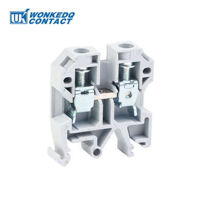 10 gab SAK10EN Universāls skrūvsavienojums caurvads SAK10 10 mm² vads elektriskais savienotājs DIN sliedes spaiļu bloks SAK 10EN