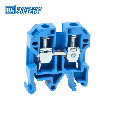 10 gab SAK10EN Universāls skrūvsavienojums caurvads SAK10 10 mm² vads elektriskais savienotājs DIN sliedes spaiļu bloks SAK 10EN