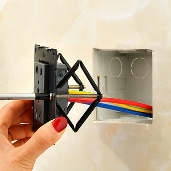 Εργαλείο επισκευής Switch Switch Box Wall Mount Secret Stash Switch Cassette Repairer Rod Support Electrician Accessories 1 Set (6τμχ)