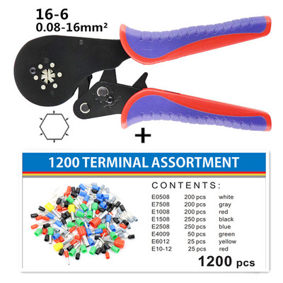 1200 gab./kastes vadu spailes saspiešanas savienotājs, izolēts, neizolēts vadu gala uzgaļi — M25