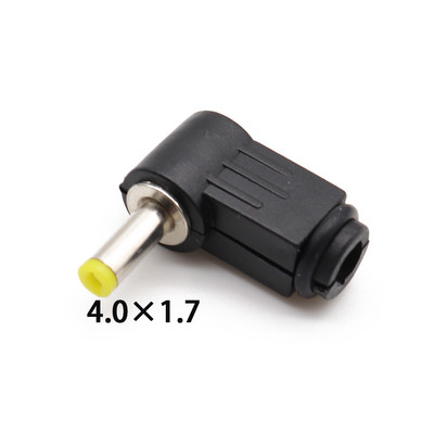 2PCS muški DC utični utikač Kut 90 stupnjeva L plastika 5,5*2,5 5,5*2,1 4,8*1,7 4,0*1,7 3,5*1,35 3,5*1,1 2,5*0,7 mm