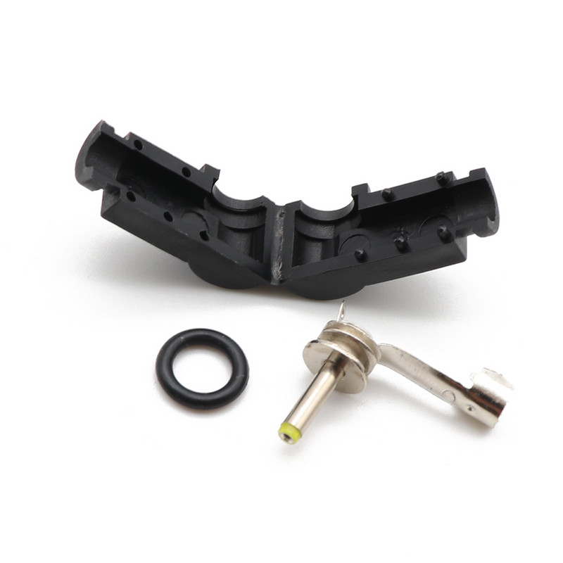 2PCS muški DC utični utikač Kut 90 stupnjeva L plastika 5,5*2,5 5,5*2,1 4,8*1,7 4,0*1,7 3,5*1,35 3,5*1,1 2,5*0,7 mm