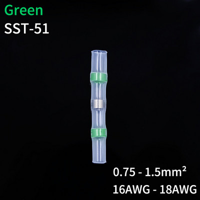 10/50/500 kom. Lemljene brtvene žičane konektore 3:1 Stegnuti termoskupljajući izolirani električni terminali Čeoni spoj Vodootporni rukav