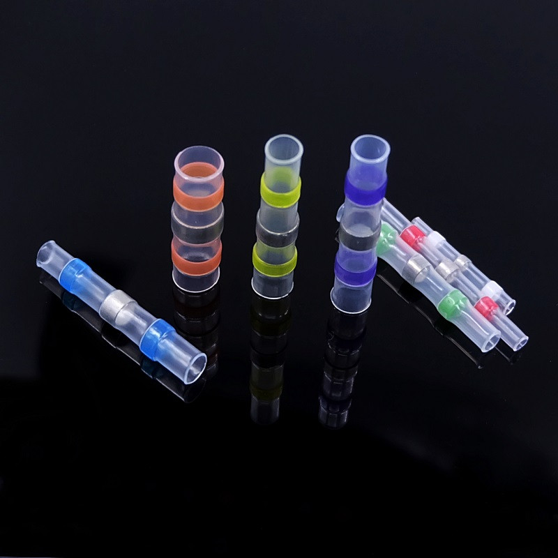 10/50/500 kom. Lemljene brtvene žičane konektore 3:1 Stegnuti termoskupljajući izolirani električni terminali Čeoni spoj Vodootporni rukav