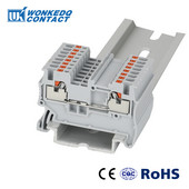 10kom PT1.5 utikač s oprugom za provlačenje trake PT-1.5 žičani električni konektor na din šinu, terminalni blok bez vijaka PT 1.5