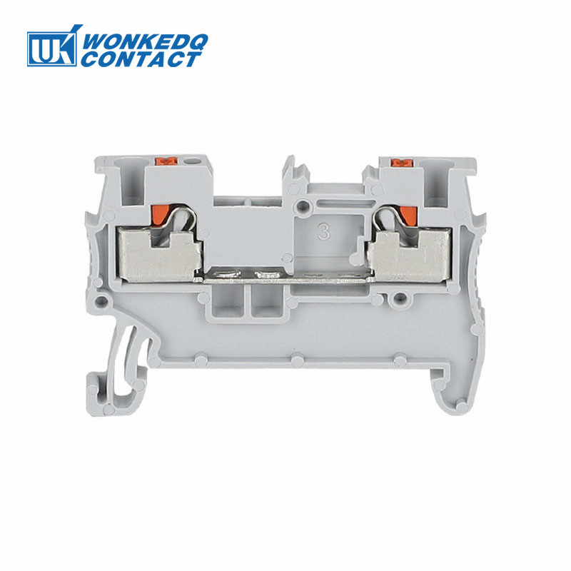 10kom PT1.5 utikač s oprugom za provlačenje trake PT-1.5 žičani električni konektor na din šinu, terminalni blok bez vijaka PT 1.5