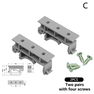 2Pcs 35mm DRG-01 PCB nosači za montažu za DIN C45 DRG-02 tračnicu adapter za sklopnu ploču zamjenski nosač za montiranje nosača