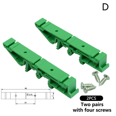 2Pcs 35mm DRG-01 PCB nosači za montažu za DIN C45 DRG-02 tračnicu adapter za sklopnu ploču zamjenski nosač za montiranje nosača