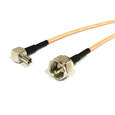 CRC9 uz F Pigtail kabeļa tips Sieviešu tēviņš TS9 Taisns leņķis 90 grādi Huawei modema pagarinājumam