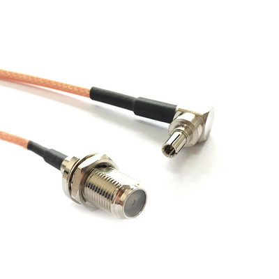 CRC9 uz F Pigtail kabeļa tips Sieviešu tēviņš TS9 Taisns leņķis 90 grādi Huawei modema pagarinājumam