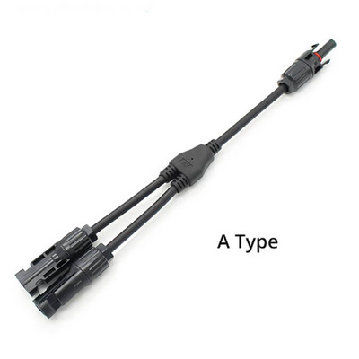 IP67 TUV odobren 2 na 1 solarni fotonaponski konektor TY tip konektora muški na ženski solarni 100% PP0 paralelni DIY solarni sistem