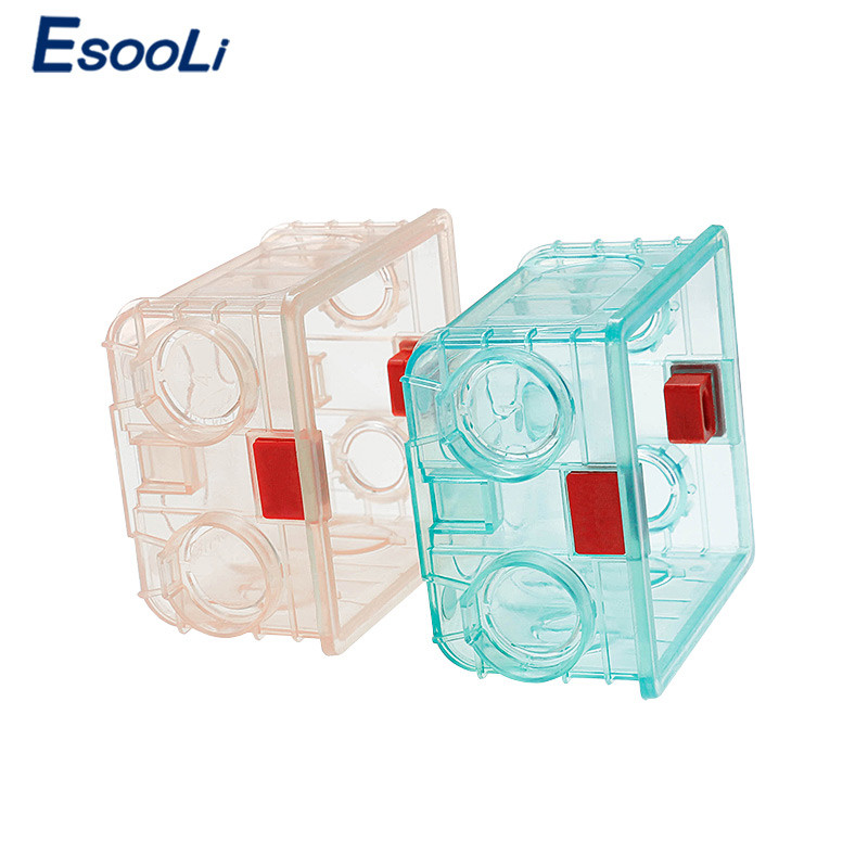 Esooli 86mm*83mm*50mm Podesiva prozirna kutija za ugradnju, unutarnja kazeta za 86 tip WIFI Touch Switch i USB utičnicu