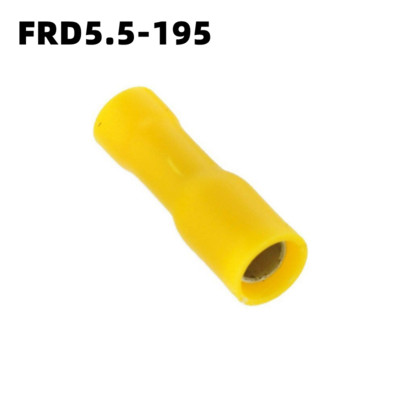 10/100PCS ženski muški izolirani električni konektor Crimp Bullet Terminal za terminale audio ožičenja Kabelski konektori 22-16AWG