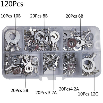 DJ431-6B/3.2A/4.2A/5B/8B/10B/12C apaļš spaiļu bloks O veida izciļņi spailes auksti spiests savienotājs vara cilnes vadu deguns