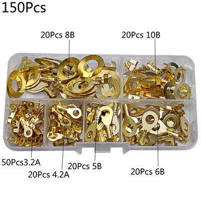 DJ431-6B/3.2A/4.2A/5B/8B/10B/12C apaļš spaiļu bloks O veida izciļņi spailes auksti spiests savienotājs vara cilnes vadu deguns