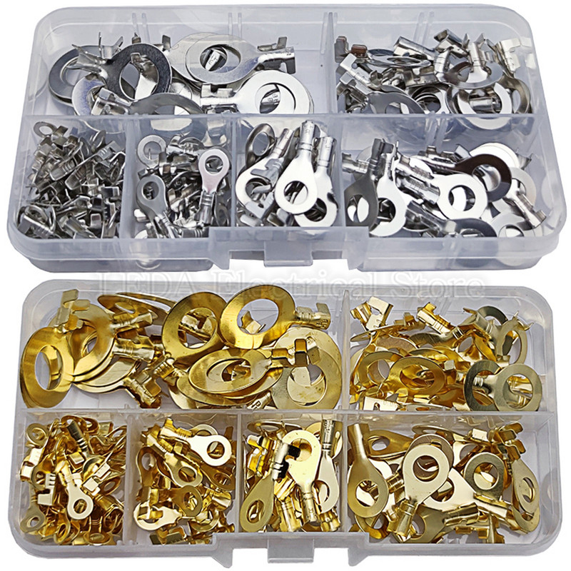 DJ431-6B/3.2A/4.2A/5B/8B/10B/12C apaļš spaiļu bloks O veida izciļņi spailes auksti spiests savienotājs vara cilnes vadu deguns