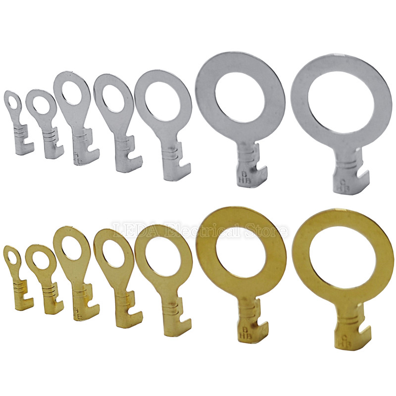 DJ431-6B/3.2A/4.2A/5B/8B/10B/12C apaļš spaiļu bloks O veida izciļņi spailes auksti spiests savienotājs vara cilnes vadu deguns