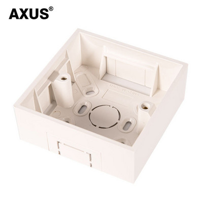 AXUS 86 Junction Box, European, British, Wall Socket, Switch Mount Box, Flameproof Plastic Box 146 * 86mm, 86*86mm