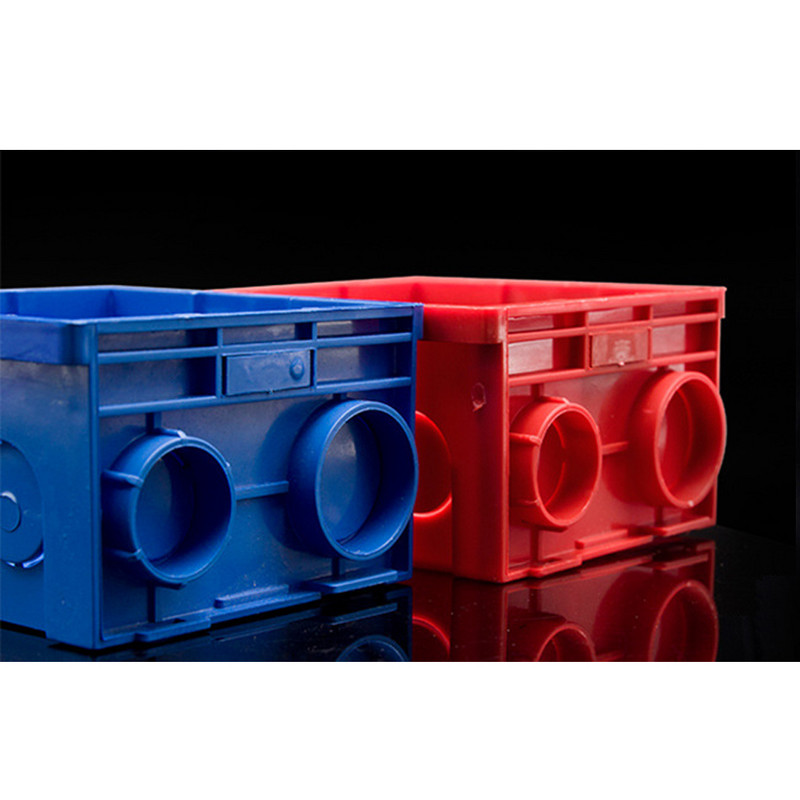 WIRLDLIGHT Podesiva kutija za ugradnju Unutarnja kazeta 86mm*86mm*50mm Za prekidač i utičnicu tipa 86 Bijela/crvena boja Stražnja kutija za ožičenje