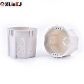 Plastična EU montažna kutija Zidna unutarnja kutija Unutarnja kazeta Bijela kutija za EU standardne prekidače i utičnice