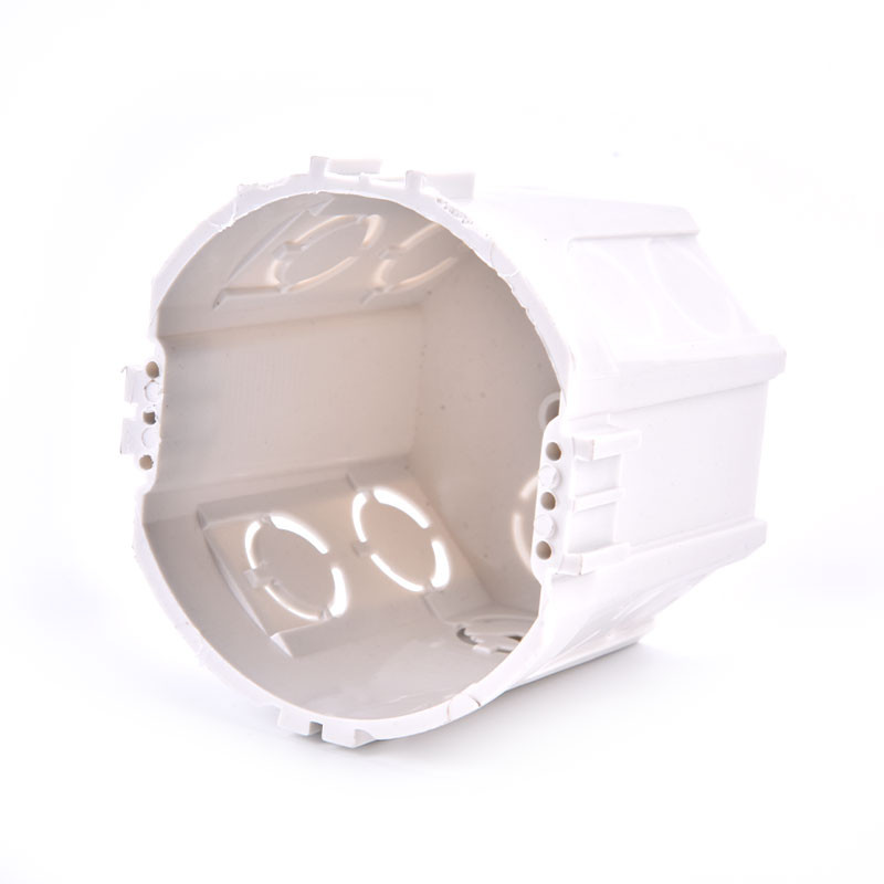 Plastična EU montažna kutija Zidna unutarnja kutija Unutarnja kazeta Bijela kutija za EU standardne prekidače i utičnice