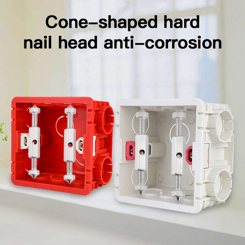 Alat za popravak kutije s prekidačima za zidnu montažu od 10 komada Tajna skrovišta 86 mm za popravak kaseta s prekidačima Potporna šipka Dodaci za električare