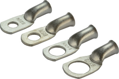 10PCS 0-8AWG tukša vara gredzena saspiešanas spailes uzgaļi Akumulatora kabelis Elektrisko vadu savienojuma savienotāju komplektu komplekts