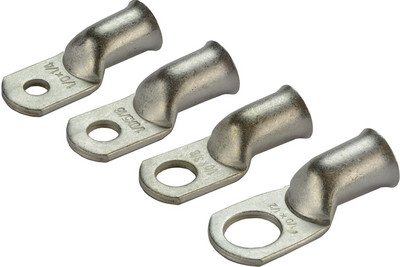 10PCS 0-8AWG tukša vara gredzena saspiešanas spailes uzgaļi Akumulatora kabelis Elektrisko vadu savienojuma savienotāju komplektu komplekts