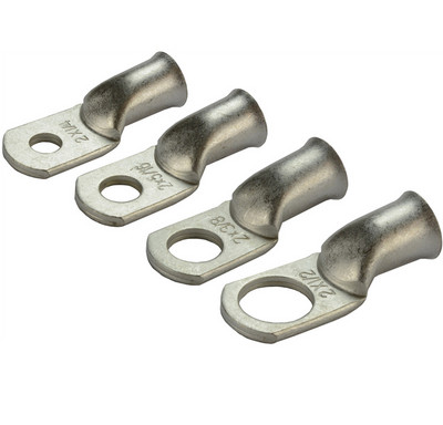 10PCS 0-8AWG tukša vara gredzena saspiešanas spailes uzgaļi Akumulatora kabelis Elektrisko vadu savienojuma savienotāju komplektu komplekts