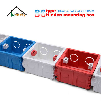 Забавяща горенето регулируема монтажна кутия Вътрешна касета за превключвателна кутия за тъмна стена