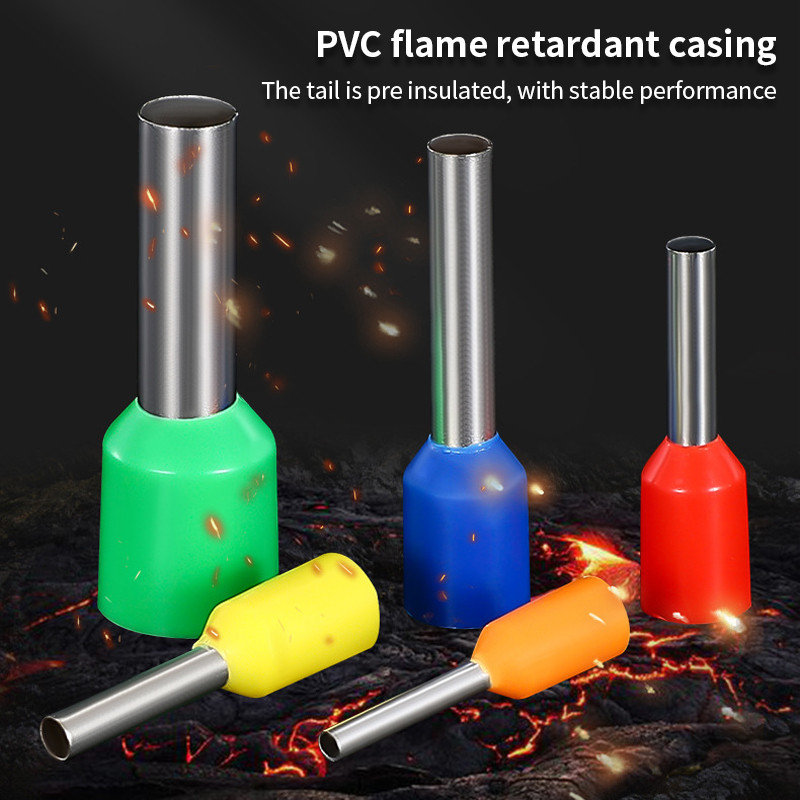 Komplet cijevnih terminala od 400 komada, kombinacija europskih cijevnih terminala u kutiji, terminal za hladno prešanje