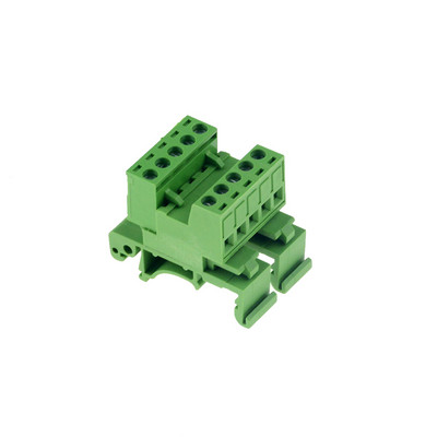 1 set 2EDG-UKR-5,08 mm Tip tračnice Nelemljeni žičani terminalni konektor Montaža u redu čeonog spoja 35 mm terminalni blok tračnice 2P 4P 10