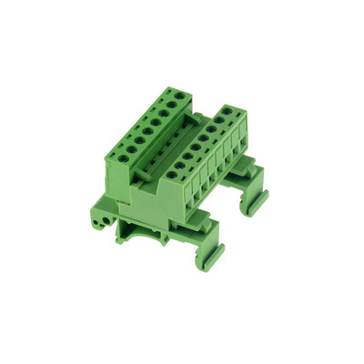 1 set 2EDG-UKR-5,08 mm Tip tračnice Nelemljeni žičani terminalni konektor Montaža u redu čeonog spoja 35 mm terminalni blok tračnice 2P 4P 10