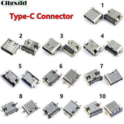 Cltgxdd 10PCS USB 3.1 Tip C konektor Punjač Dock Port Utikač Tip-C Utičnica SMD DIP Ženski Jack Za Xiaomi Huawei Samsung Sony