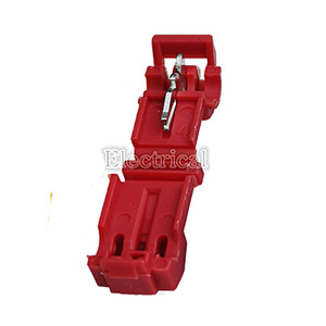 25SETS(50GAB) MDFN+T1 T2 T3 Scotch Lock ātrā savienojuma vadu savienotāji spailes, presēšana elektriskā automašīna 22-18AWG 300V 10A vads