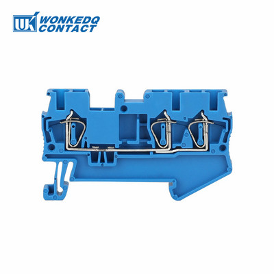 10kom ST2.5-TW opružni kavezni priključak 3-provodnika ST 2.5TW TWIN utikač Žica Električni konektor ST 2.5-TW DIN letvica Terminalni blok