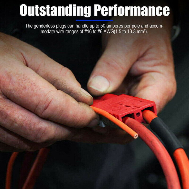 50A Quick Plug konektor za punjenje baterije za Anderson stil konektora DC električni alat Motocikl utičnica Adapter Dodaci