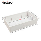 Nawkaw 146*86*30mm vanjska kutija za ugradnju Nanesite na 146*86mm prekidač i utičnicu Bijela razvodna kutija