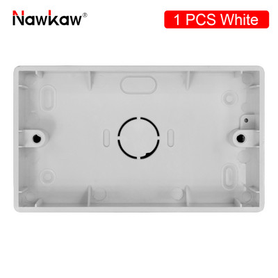 Nawkaw 146*86*30mm vanjska kutija za ugradnju Nanesite na 146*86mm prekidač i utičnicu Bijela razvodna kutija