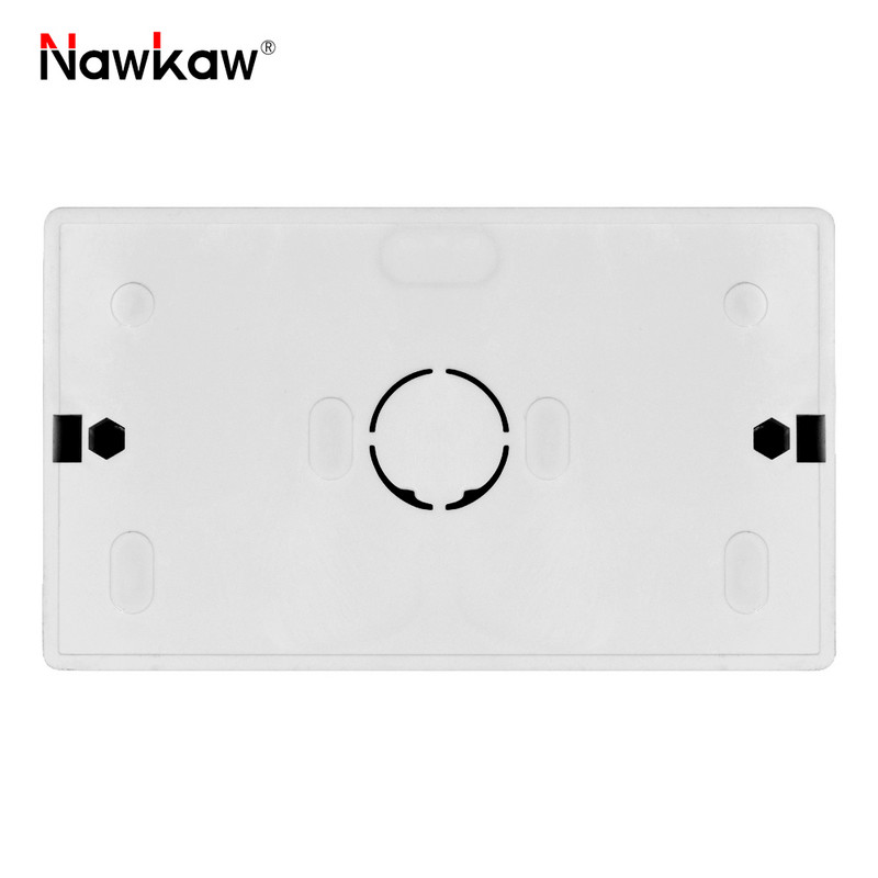 Nawkaw 146*86*30mm vanjska kutija za ugradnju Nanesite na 146*86mm prekidač i utičnicu Bijela razvodna kutija