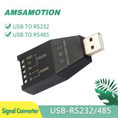 USB TO RS232 RS485 USB seriālās komunikācijas modulis rūpnieciskas kvalitātes USB-232/485 signāla pārveidotājs