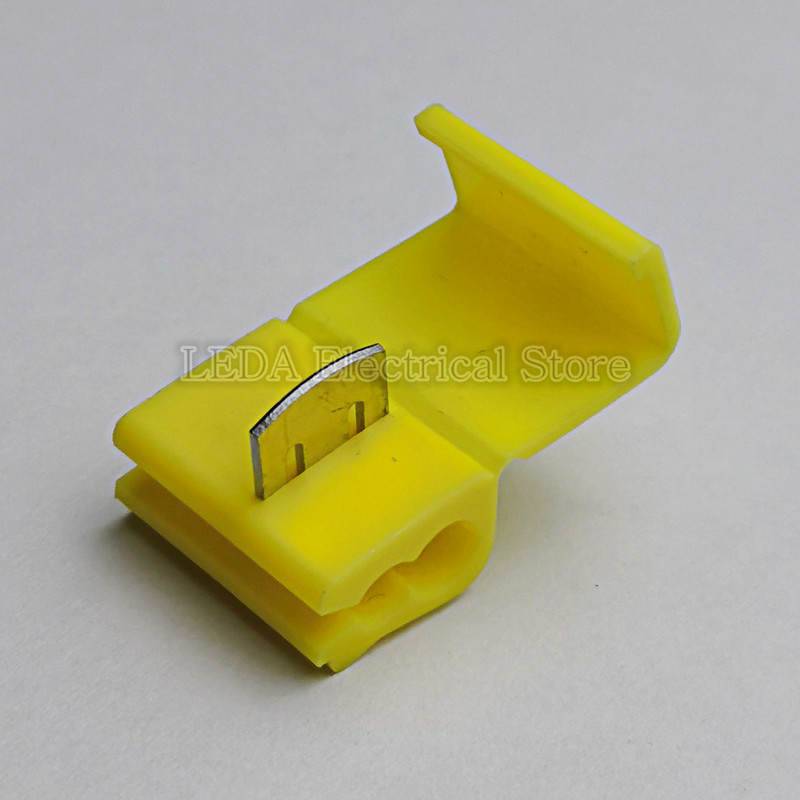 Zils sarkans ātrā savienojuma skava vadu gofrēšanas sadalītāja lūpu pārtraukuma skava bez sloksnēm mīksta sadales līnijas savienotāja spailes savienojums