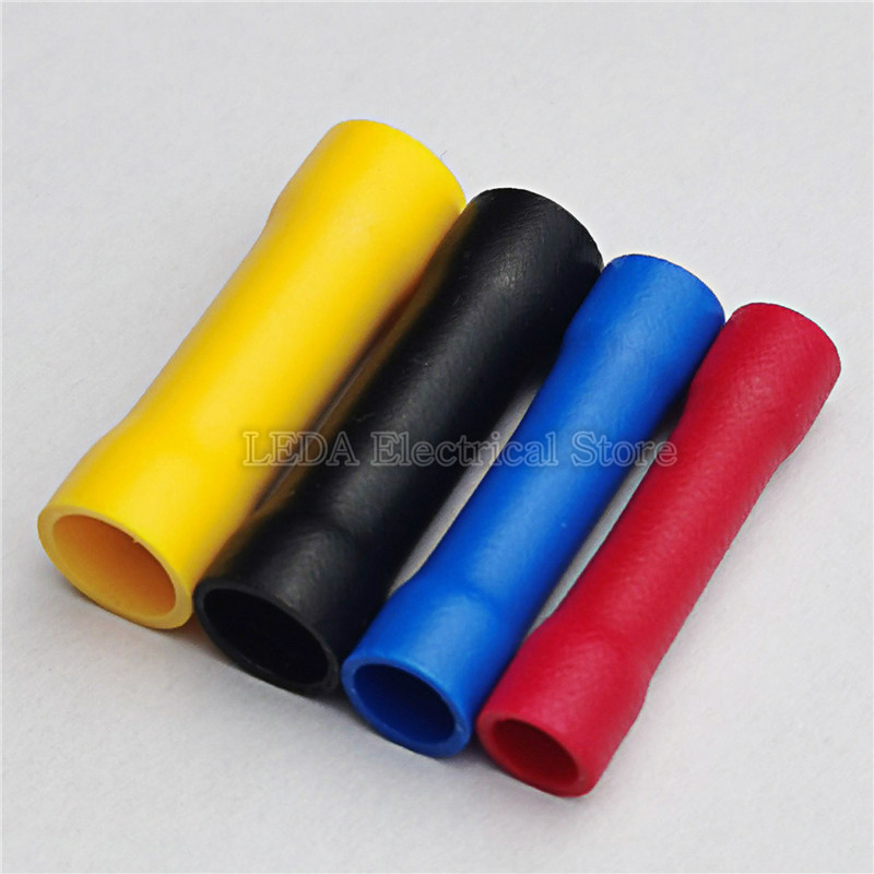 50kom BV1.25 BV2 BV3.5 BV5.5 izolirani stezaljke za stezanje električnih žica kabela za stezanje stezaljki Set asortimana